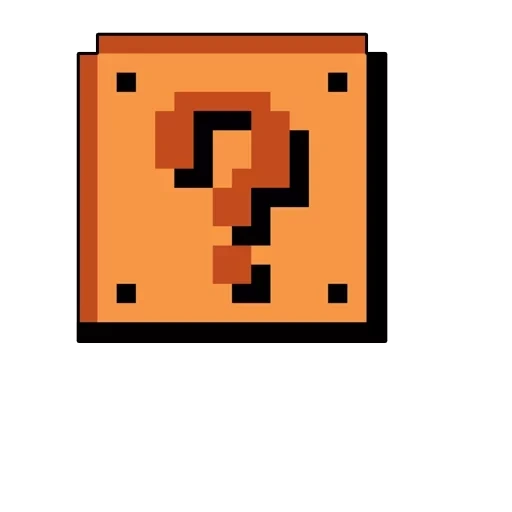 mario brown, mario 8, bloque de suerte mario, pixel de barniz