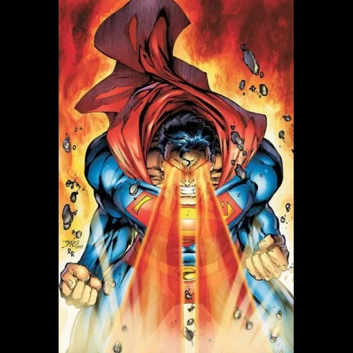 superhombre, el hombre se convirtió, generador de memes, visión de calor de superman, póster desmotivacional