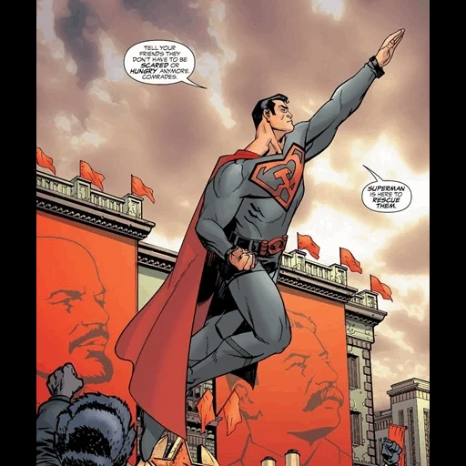 супермен, комикс супермен, комикс супермен ред сан, супермен красный сын бизарро, советский супермен красный сын
