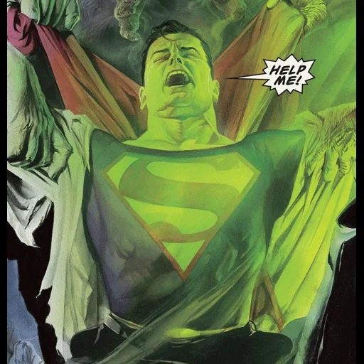 герои комиксов, супергерои комиксы, криптонит супермена, бэтмен зеленый фонарь, человек-художник супергерой