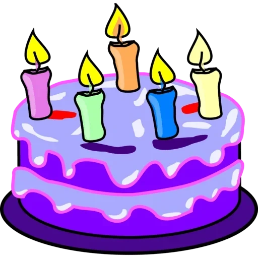 торт рисунок, тортик свечками, торт свечками без фона, рисунок торта день рождения, торт день рождения мультяшный