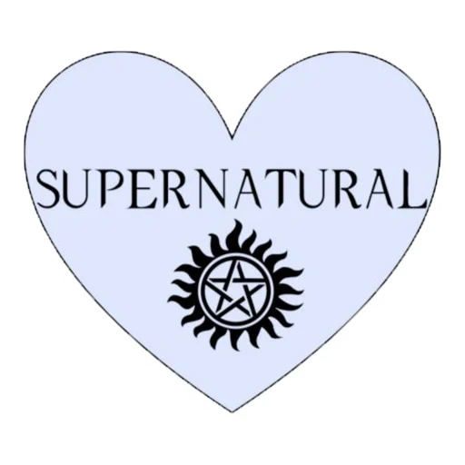 supernatural logo, surnaturel, emblème surnaturel, emblème surnaturel, signes surnaturels