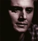 cat, gifer, dean winchester, dean winchester is crying, dean winchester's gif tears