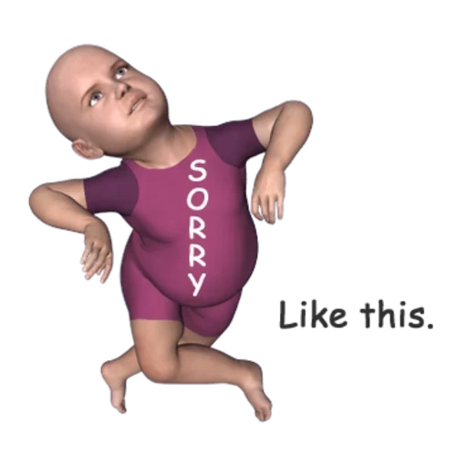 baby, children, baby, dancing baby, todler 3d baby