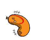 kucing, bean, kidney, ilustrasi, karakter kacang vektor