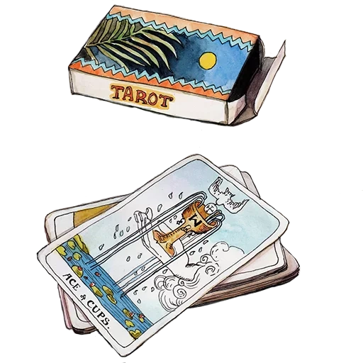tarot, cartes de tarot, tarot essentiel, cartes de bureau, 21 arkan taro wate