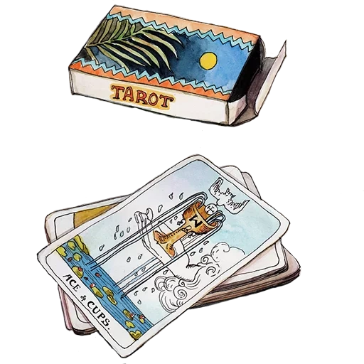 呃, tarot, essential tarot, cartão de mesa, 21 saco tarot vita