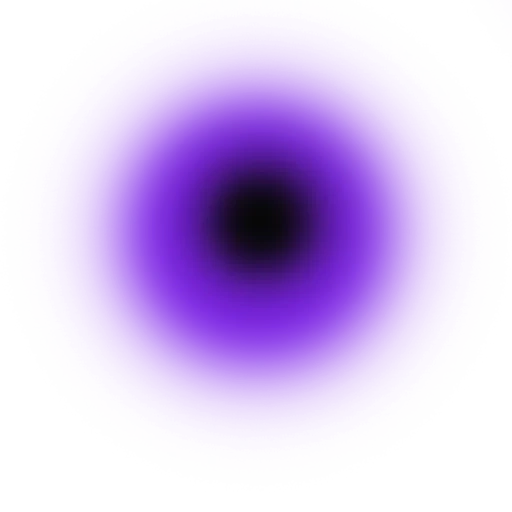 degradado, color de fondo aura, círculos violetas, el cuadrado es un fondo blanco, círculo violeta con fondo blanco