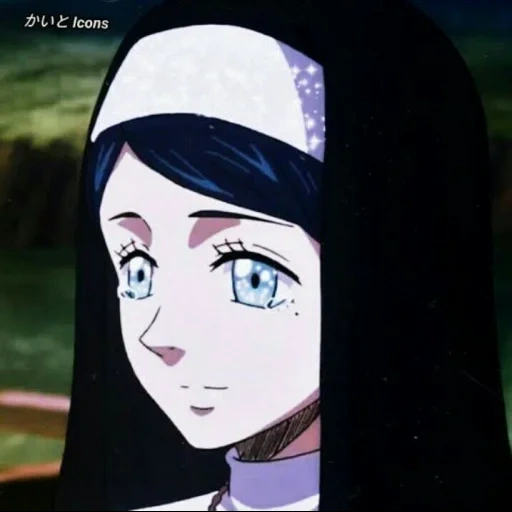 black clover sister, black clover nun, black clover sister lily, the sister liked a black clover, black clover sister lilm