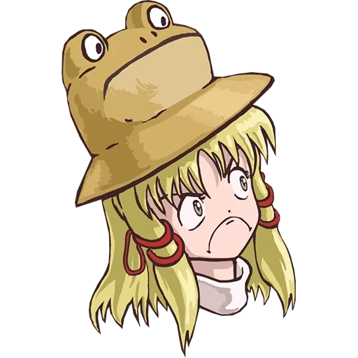 anime, arte de anime, suwako moriya, personagens de anime, suwako moriya meme