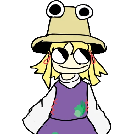 paquete, suwako moriya, personajes de anime, chibi touhou suvako