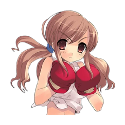 asahi, anime girl, asayin mikura, mädchen boxer anime, mikuru asahina ak 47