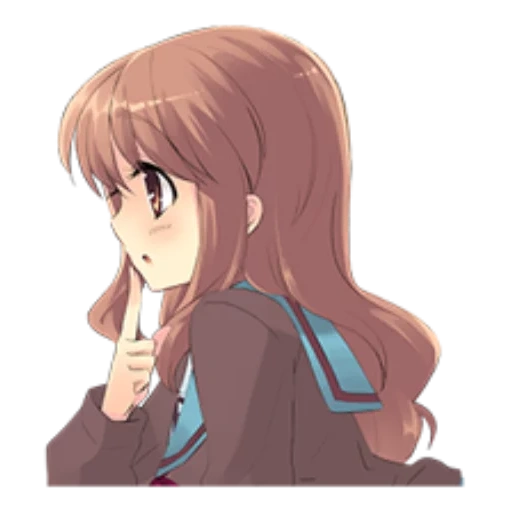 imagen, chicas de anime, anime girl es medio, melancholy haruhi suzumiya, mikura asakhina información secreta