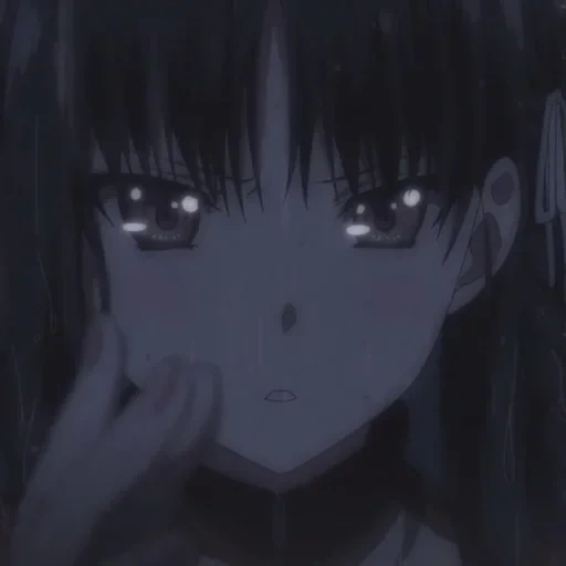 anime, anime triste, personajes de anime, horikita suzune, la niña estaba cegada por el anime