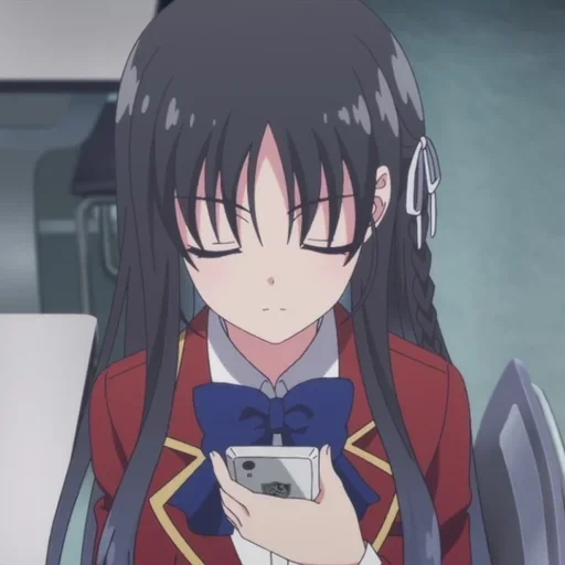 clip de anime, chicas de anime, personajes de anime, horikita suzune, capturas de pantalla de suzune horikit