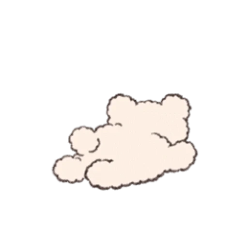 nuvole, nuvole bianche, le nuvole sono vettoriali, nuvole di taglio, nuvole con uno sfondo trasparente