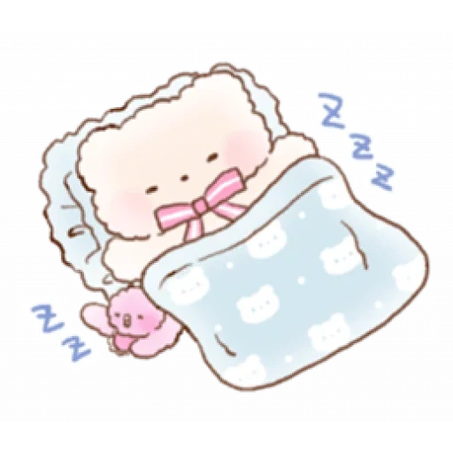 kawyan sleep, cute drawings, cute drawings of chibi, cute kawaii drawings, lovely kawaii drawings