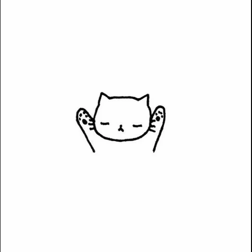 kucing, kucing, hanya kucing, sketsa kecil, gambar cahaya lucu