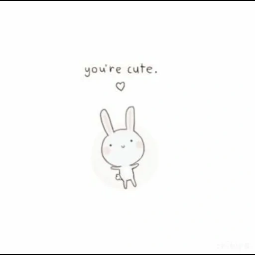broma, lindos dibujos, el conejo es divertido, tarjetas encantadoras, lindos conejos