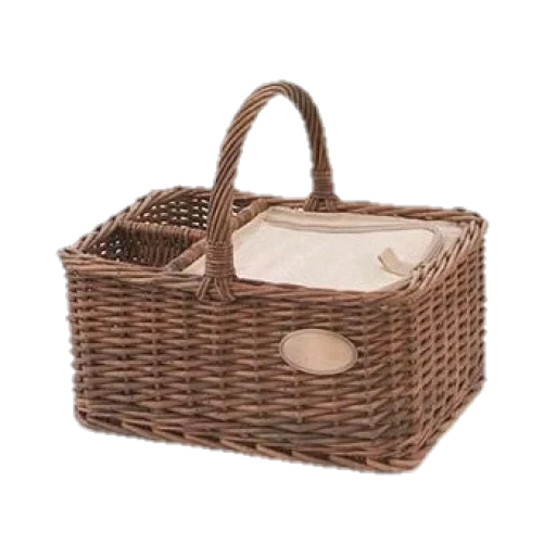 basket of the picnic of the vine, martika picnic basket, basket wicker with a pen, picnic basket with a handle 37*26*22/37 cm cor 8 pcs, basket of the picnic oval miles 5019 34x45x25.5 cm