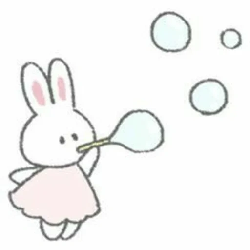 la figura, modello di coniglio, schizzo del coniglio, i modelli leggeri sono molto carini, baby rabbit graffiti