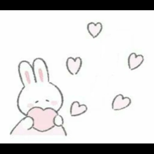 кролик милый, милые рисунки, лёгкие рисунки милые, кролик милый рисунок, милые рисунки кроликов