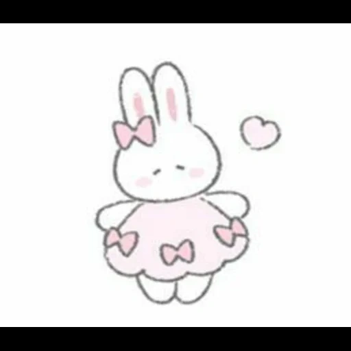 cher lapin, dessins mignons, dessin de lapin, croquis de lapin, le lapin est un dessin mignon