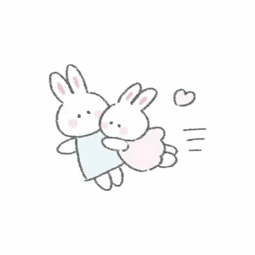 dessins mignons, dessin de lapin, croquis de lapin, le lapin est un dessin mignon, enfant dessinant lapin karakuli