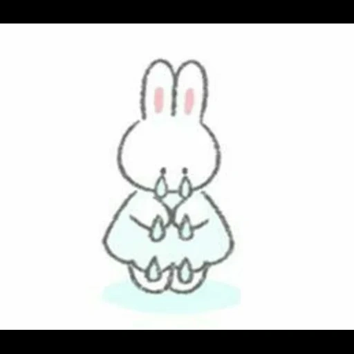 lapin, cher lapin, dessin de lapin, croquis de lapin, le lapin est un dessin mignon