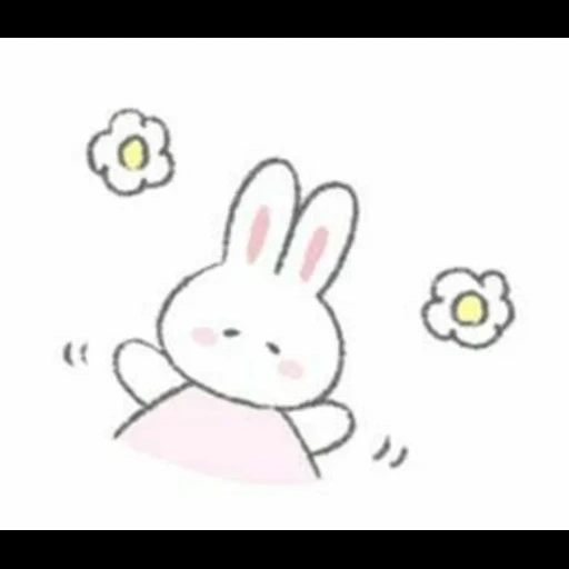 fluffy bunny, dear rabbit, rabbit drawing, rabbit is a cute drawing, child drawing rabbit karakuli