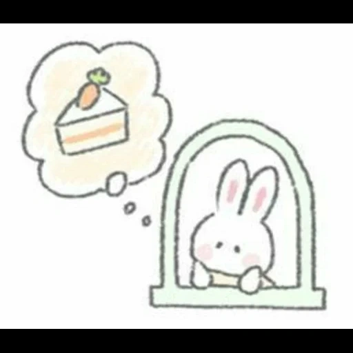 die katze, sketch of the rabbit, das muster des kaninchens, skizzen und zeichnungen, kleine skizze