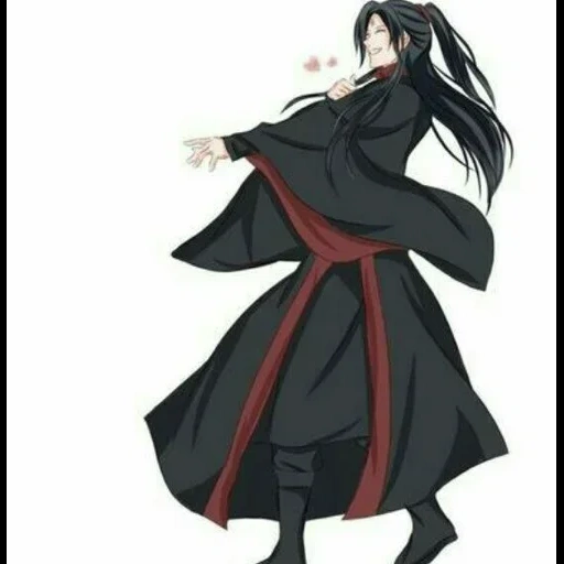 cartoon character, master donghua devil, master of devil worship, wei wuxian master of demon king cult, anime master devil worships mrs yu