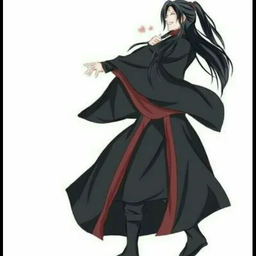 personnages d'anime, maître donghua devil king, maître du culte du diable, wei wuxian maître du culte du roi démon, le maître de l'anime le diable adore mme yu