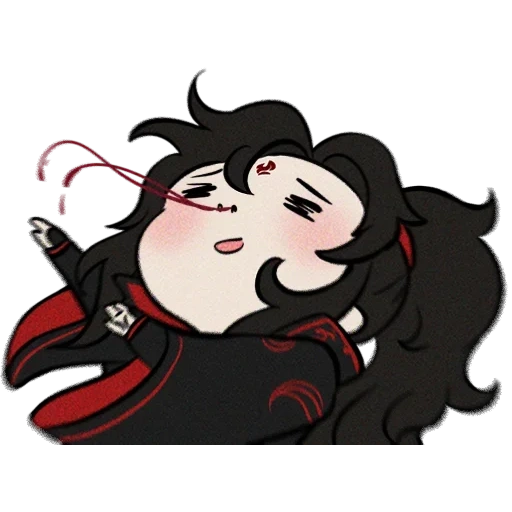 xie lian, cartoon cute, animation funny, master devil