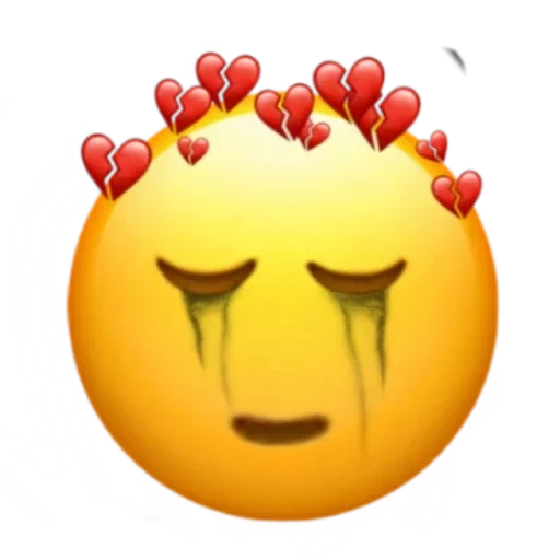 immagine, emoticon emoji, emoji piangente, emoji è triste, emoji triste