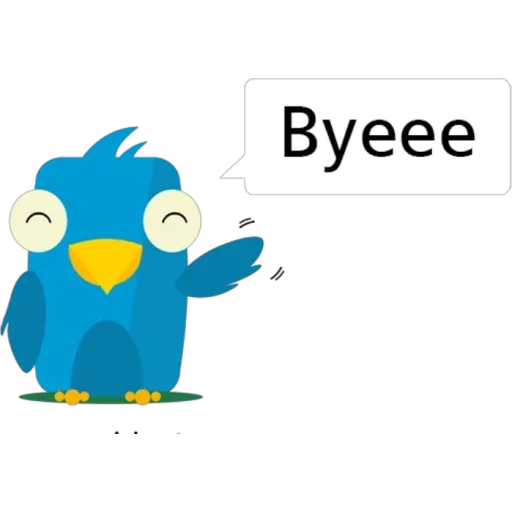 uccello, uccello uccello, uccello blu, pubblicità su twitter, uccello piccolo
