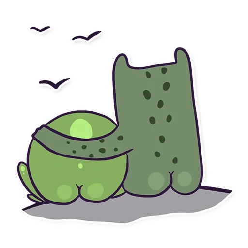 parker, marais, cactus, cartoon cactus