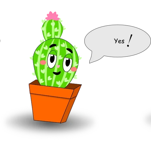 cactus, cactus carino, cactus divertente, cactus triste