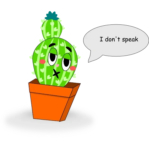 cactus, cactus bambino, cactus carino, cactus divertente, cactus triste