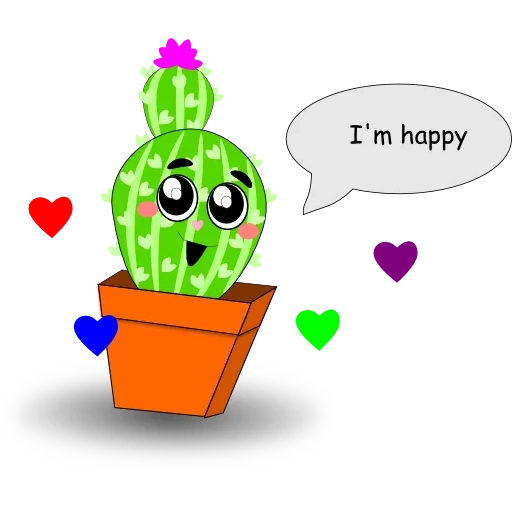 cactus, cactus bambino, cactus carino, cactus triste