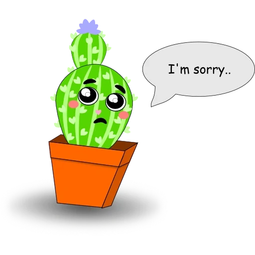 kaktus, kaktusartikel, süßer kaktus, trauriger kaktus