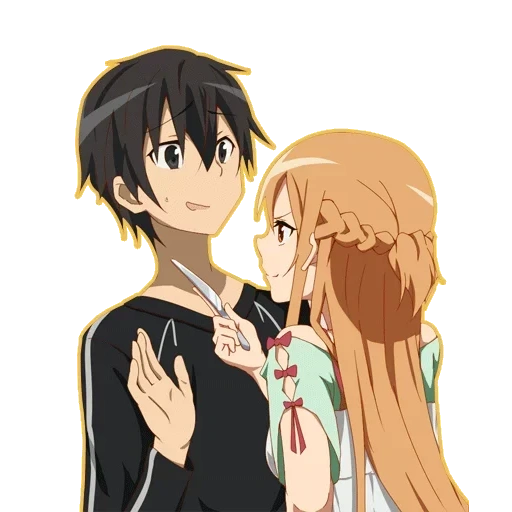 kirito asuna, kirito kun asuna, kirito asuna, animação kirito asuna, asina kirito renderizações