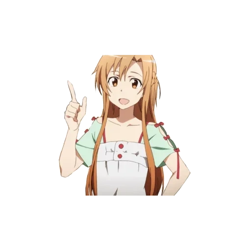 asuna, asuna, por ji yasong, animação asuna, renderização de asuna