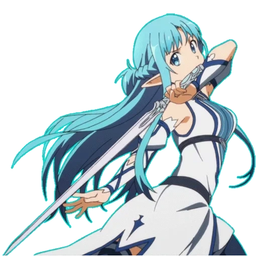 asuna, yuki asuna, asonna yuki blue, asuna yuki alfheim, sword master online