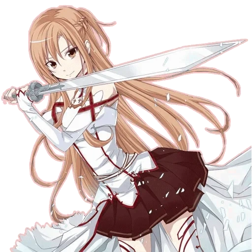 yasuna por la disciplina, yuuki asuna, asuna kirito, espada principal asong, espada maestra en línea