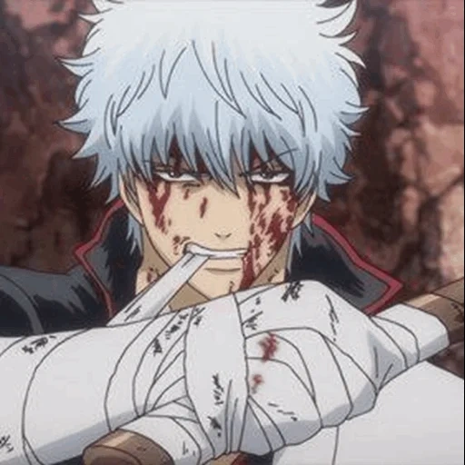 gintama, gintama 364, gintama shachiburi, sakata gintoki is angry, gintama gintoki against utsuro