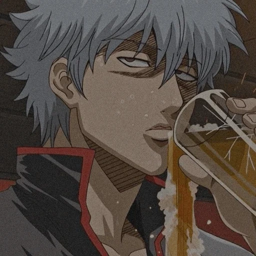 gintama, anime di kintama, kintong sakada, kingdoki, anime kintama face