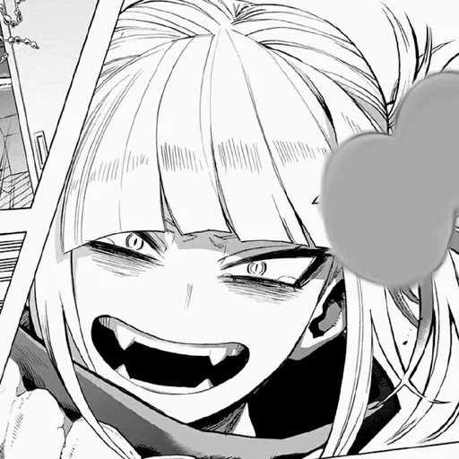 himiko toga, chemico toga, my heroic academy, chemico toga manga cries, manga my heroic academy