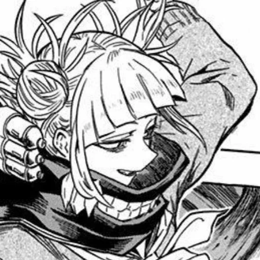 himiko, toga himiko, my heroic academy, heroic academy toga manga, my heroic academy toga himiko is black