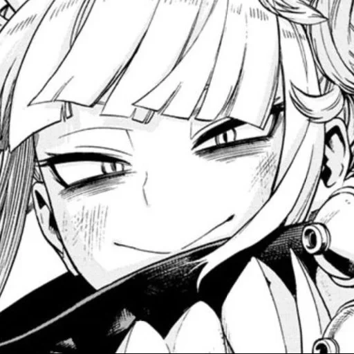 anime manga, himiko toga, anime drawings, toga chemical manga, heroic academy toga manga